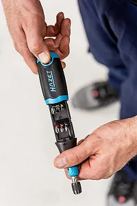 Викрутка з тріскачкою та бітами HAZET 810R-3 12 біт synthetic.ua - Фото 1