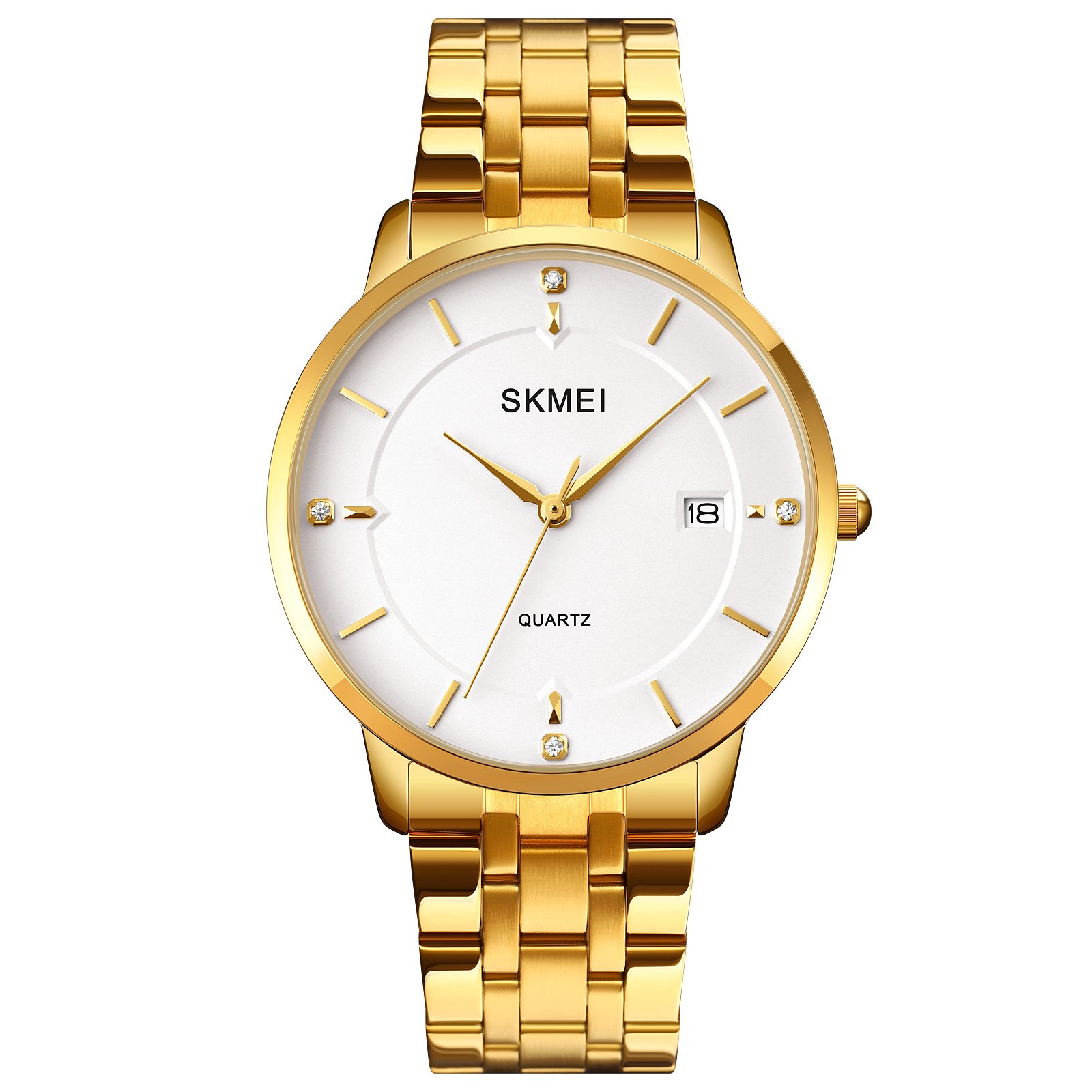 Годинник Skmei 1801SGD Gold Stainless Steel, фото №1