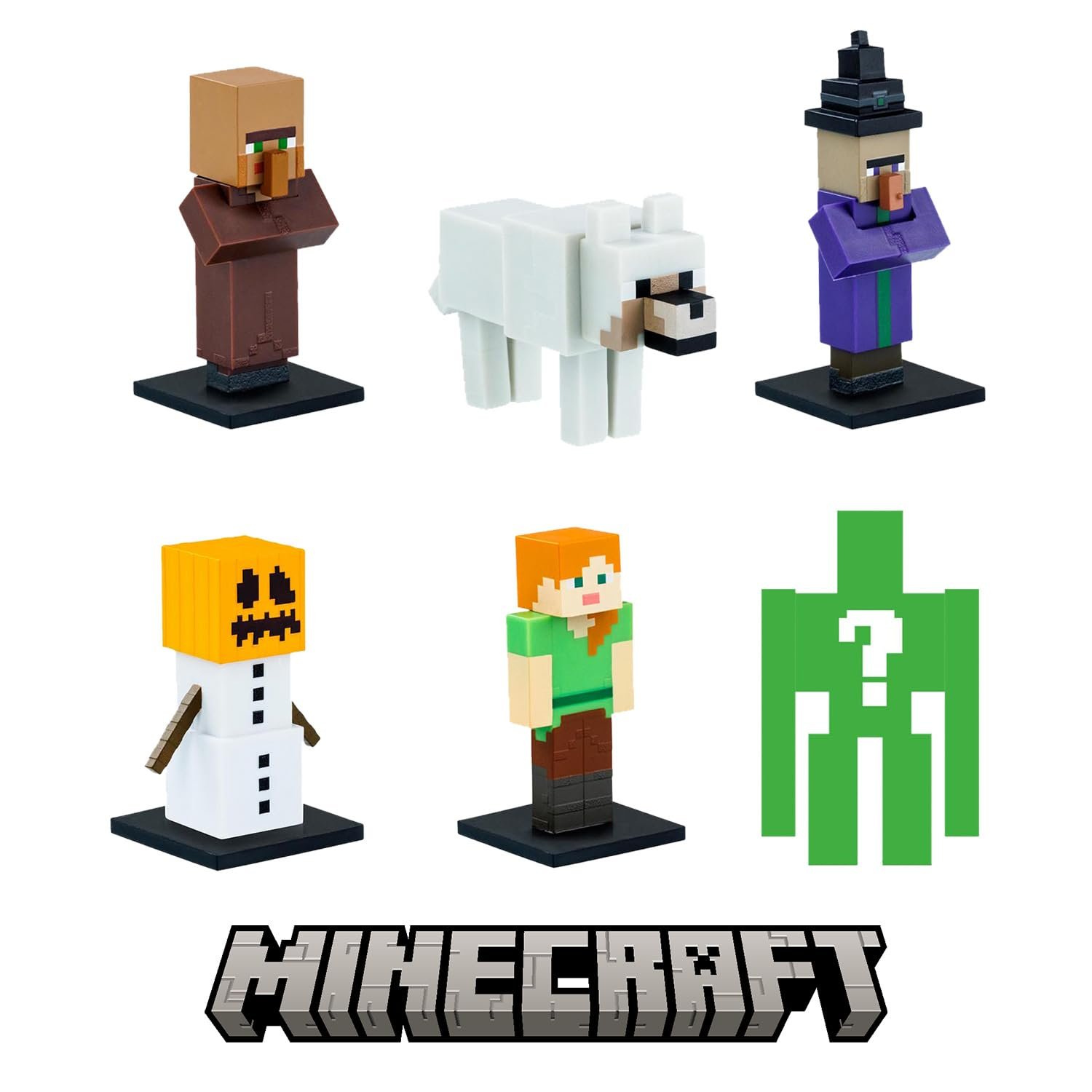 Фигурки Bandai Minecraft, набор из 6 коллекционных фигурок, коробка из 6 маленьких фигурок, включая 1 секретную, фото №3