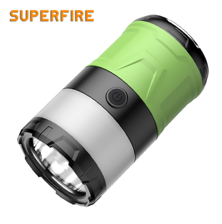 Фонарь кемпинговый аккумуляторный T15 SuperFire 350 Lumen, фото №1