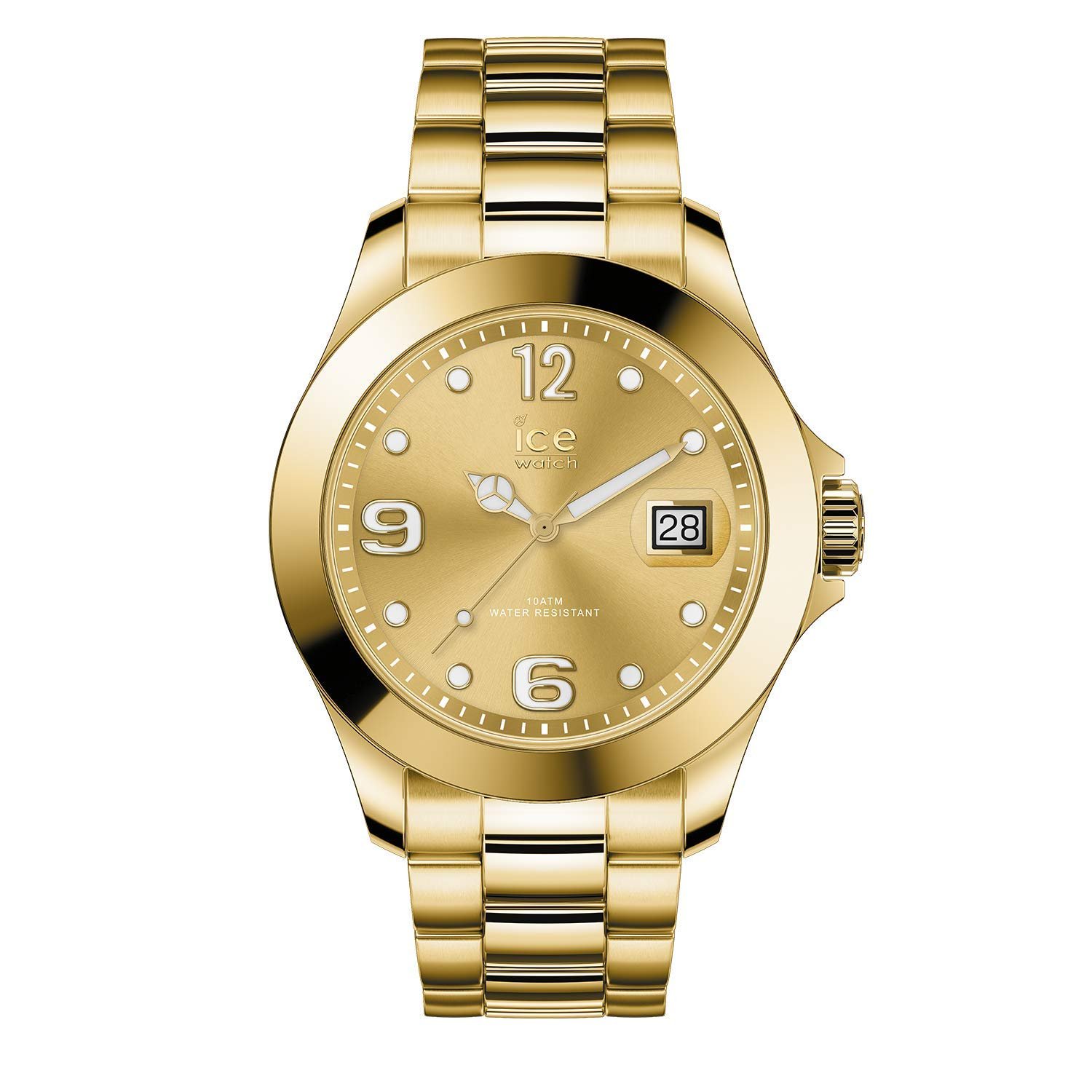 Часы Ice-Watch ICE Steel Gold Женские Золотые с Металлическим Ремешком - 016916 (Средний) Золотой, фото №1 Часы Ice-Watch ICE Steel Gold Женские Золотые с Металлическим Ремешком - 016916 (Средний) Золотой, фото №1