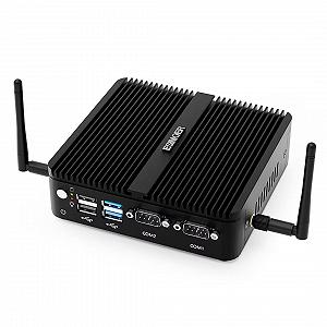 Mini PC ESIMOER Win11 Fanless J4125 8GB RAM 128GB SSD 1TB HDD - Фото 1