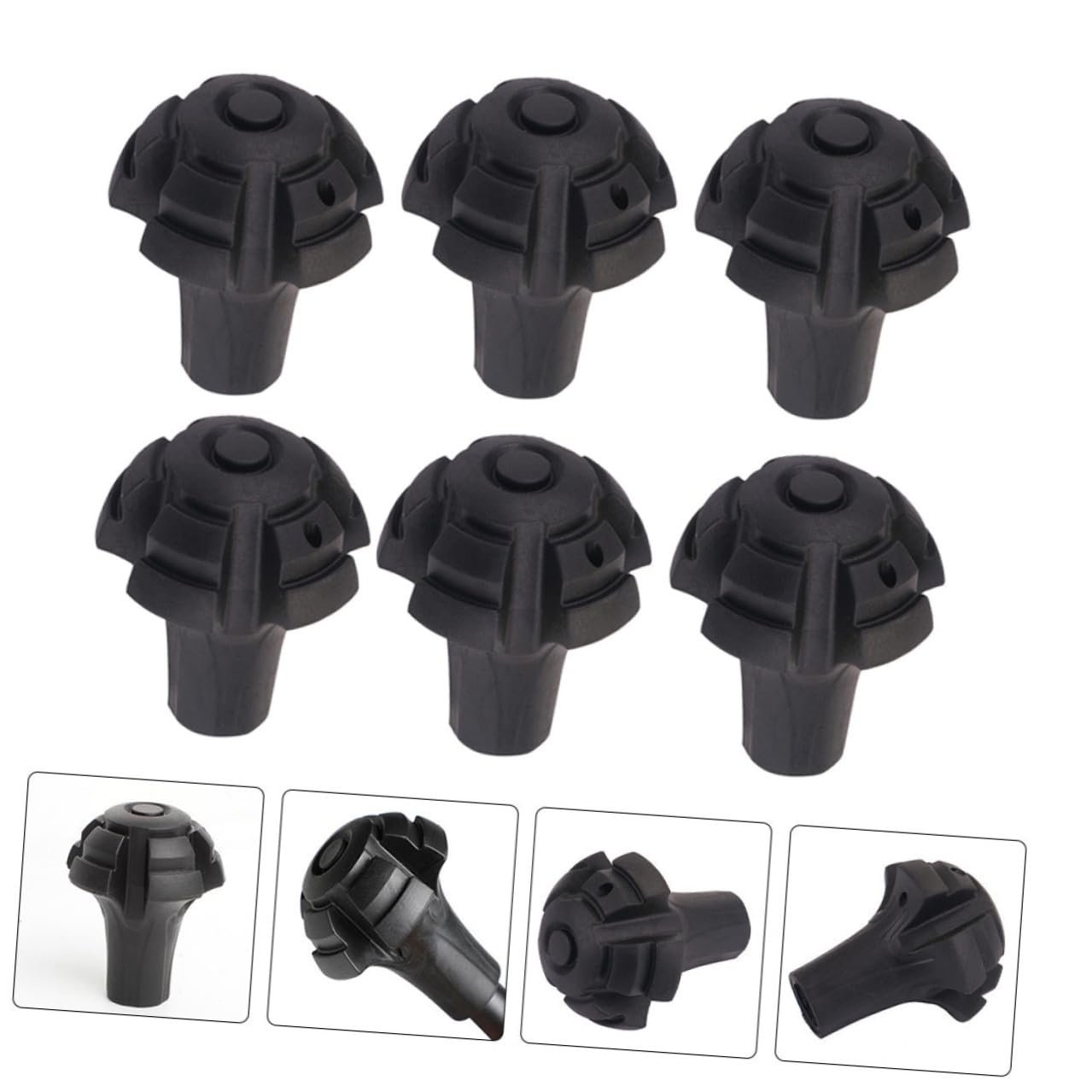 Насадки гумові для трекінгових палиць MILISTEN 6 шт. Rubber Pads, фото №3 Насадки гумові для трекінгових палиць MILISTEN 6 шт. Rubber Pads, фото №3