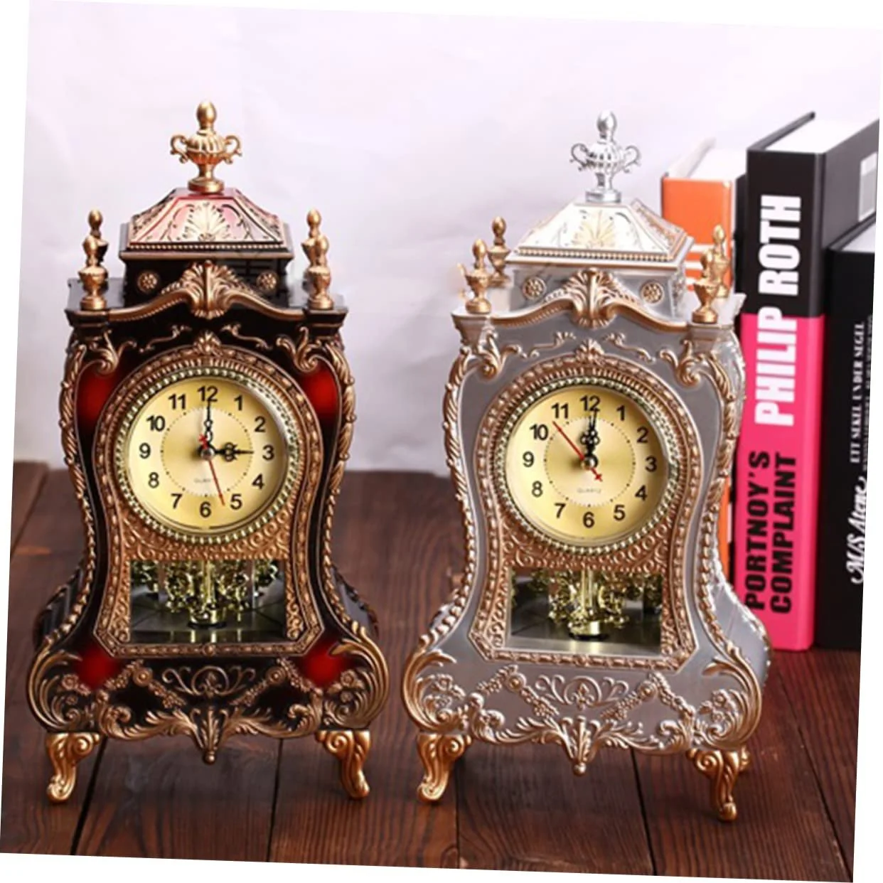 Настільний годинник MUCKLILY Ретро Пластиковий З музичною функцією, фото №4