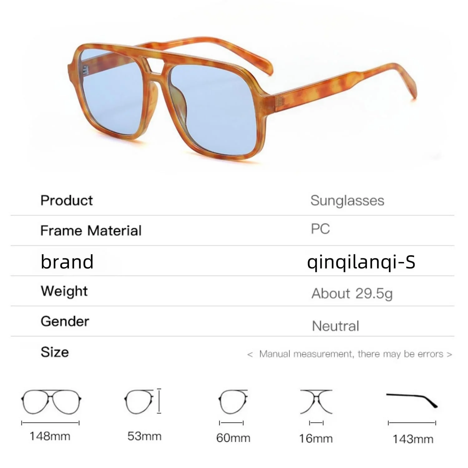 Сонцезахисні окуляри Retro qinqilanqi-S для чоловіків та жінок Класичні 70-х років Вінтажні Прямокутні Великі, фото №2 Сонцезахисні окуляри Retro qinqilanqi-S для чоловіків та жінок Класичні 70-х років Вінтажні Прямокутні Великі, фото №2