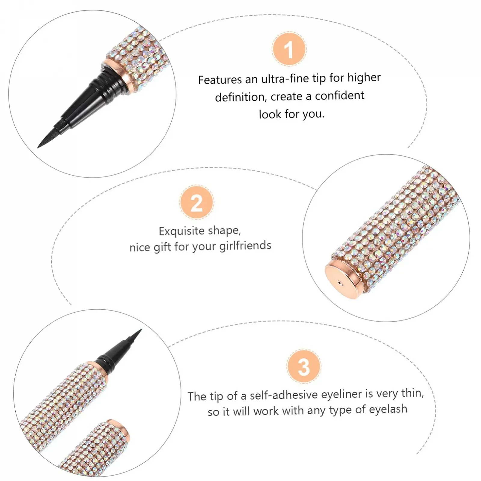 Підводка для очей NOLITOY 1 x Магнітна, фото №2 Підводка для очей NOLITOY 1 x Магнітна, фото №2