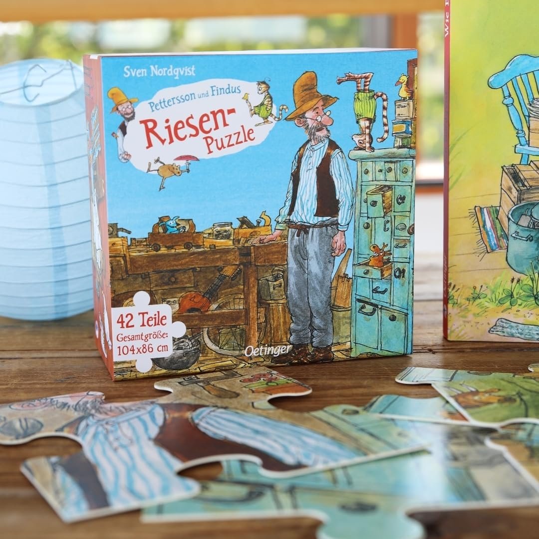 Пазли Pettersson and Findus Giant Carpenter's Shed 42 елементи 104 x 86 см, фото №3