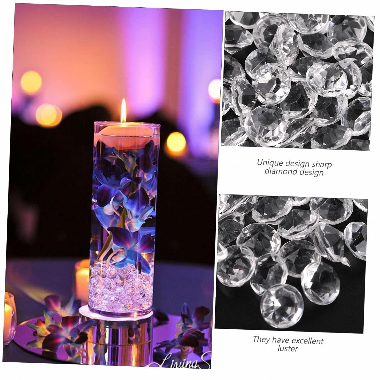 Стрази акрилові NUOBESTY Прозорий, 12 мм, 500 шт, фото №8