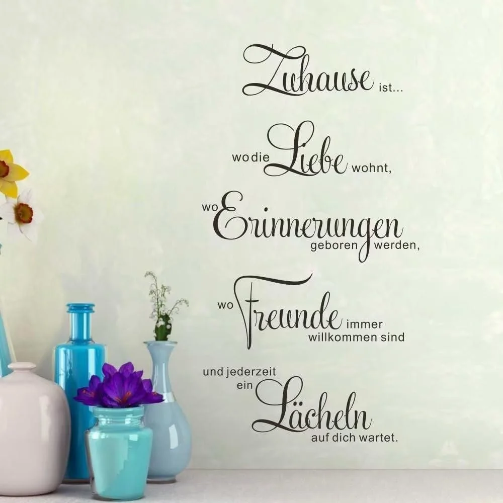 Наклейка на стіну Family Rules 35 x 67 см Чорна, фото №3