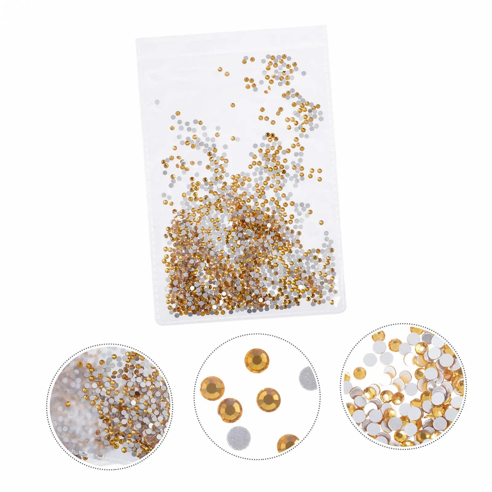 Стразы FRCOLOR Стекло для маникюра, 2 шт., фото №7