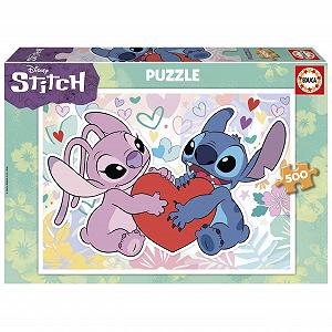 Пазл Educa Disney Stitch 500 элементов 46 x 34 см - Фото 1