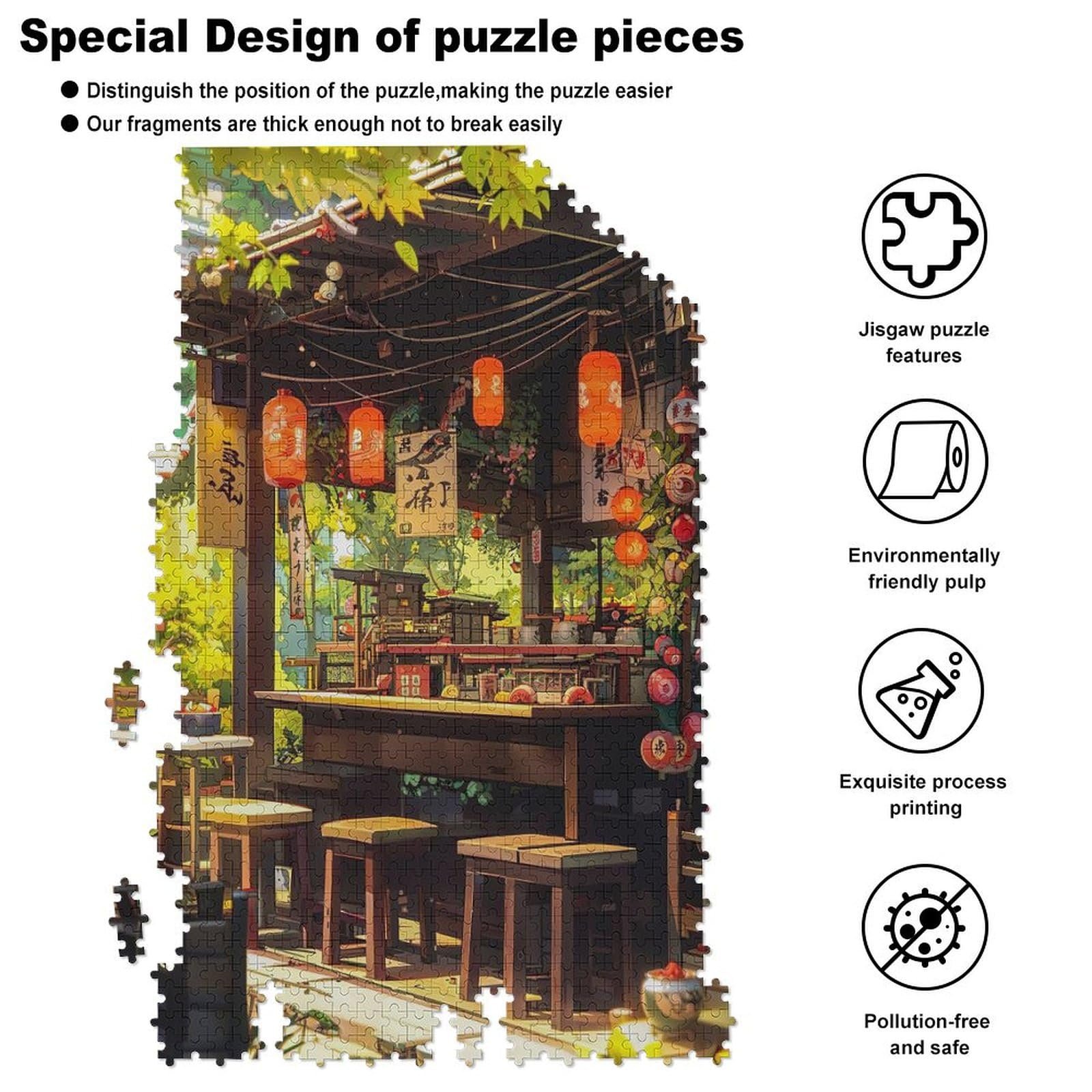 Пазл Japan Style 1000 елементів 78 x 53 см, фото №4