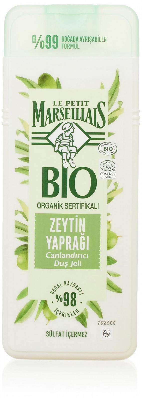 Гель для душу Le petit Marseillais Feuille d'olivier Лист оливи освіжаючий 250 мл, фото №1