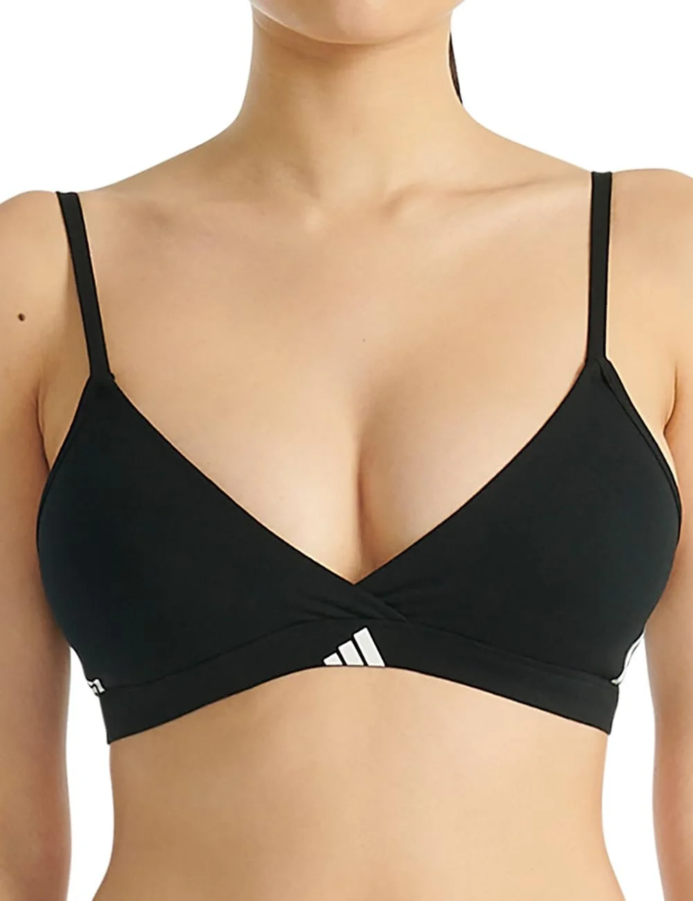 Бюстгальтер-бралетт трикутний Adidas Sport Active Essentials Cotton 3 Stripes 1 шт. в упаковці, фото №5