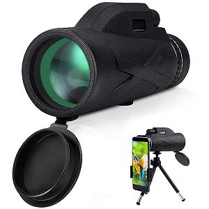 Телескоп ADITAM BAK4 Prism Monocular Set 80 x 100 Magnification Zoom с держателем для мобильного телефона и штативом - Фото 1
