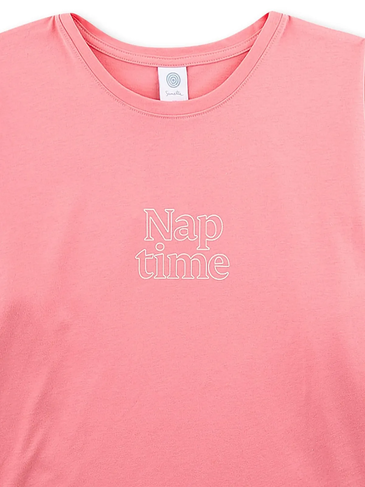 Піжама Sanetta для дівчаток довга рожева, фото №3 Піжама Sanetta для дівчаток довга рожева, фото №3