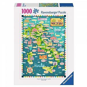 Пазл Ravensburger Wine Tour from Italy 1000 деталей 70 x 50 см - Фото 1