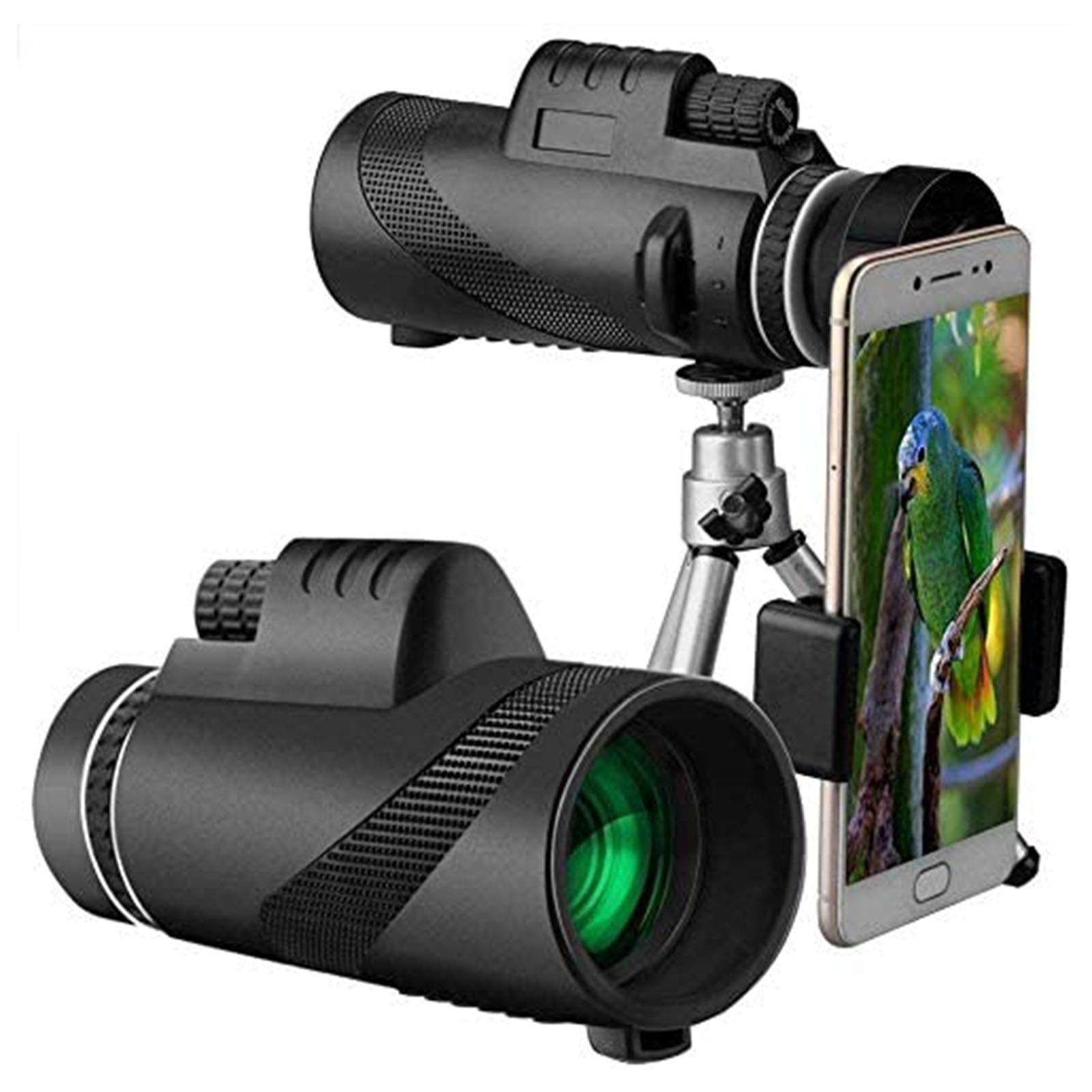Монокуляр Hochleistungs HD 40X60 водонепроникний з триногою для кріплення смартфона, фото №1