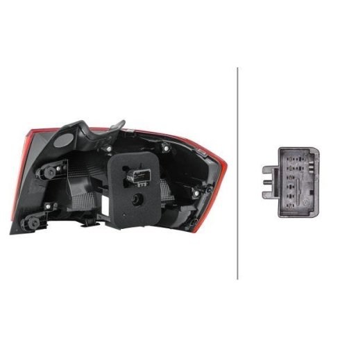 Фонарь задний HELLA 2SD 011 889-051 для VW, левый, фото №2