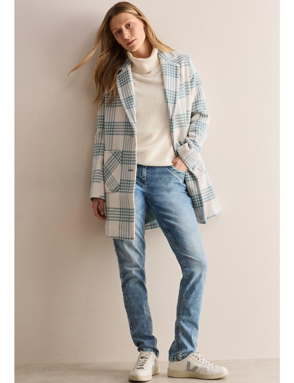 Пальто в клетку Cecil Женское, фото №6 Пальто в клетку Cecil Женское, фото №6