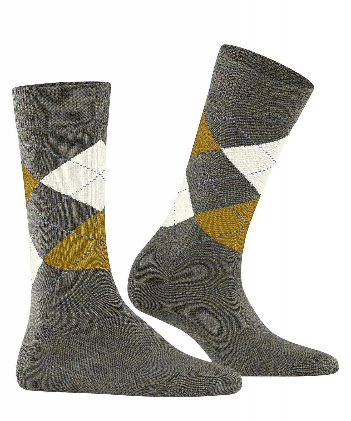 Носки Burlington Melange Marylebone Дышащие, климатически регулируемые, из шерсти, препятствующей появлению запаха, с плоским швом, без давления на пальцы, модные, универсальный размер, в качестве подарка, 1 пара, фото №3