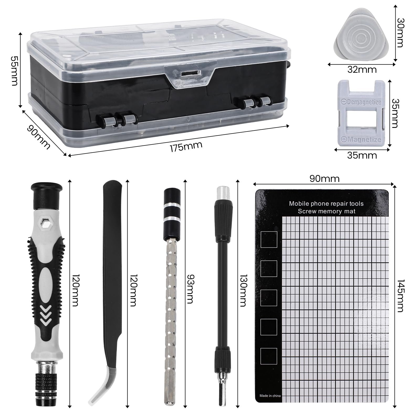 Набір викруток NACAIKJ Precision Mechanic 122 in 1 Mini, фото №2 Набір викруток NACAIKJ Precision Mechanic 122 in 1 Mini, фото №2