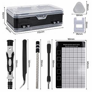 Набір викруток NACAIKJ Precision Mechanic 122 in 1 Mini synthetic.ua - Фото 1