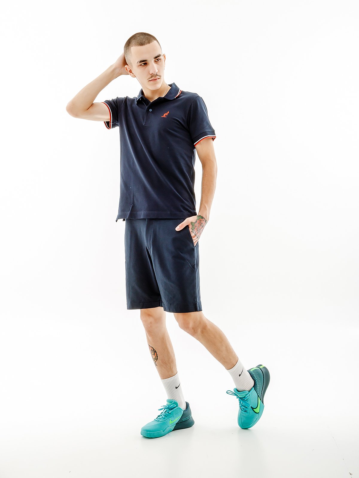 Рубашка поло AUSTRALIAN 2-STRIPE PIQUE' S-FIT L, фото №4
