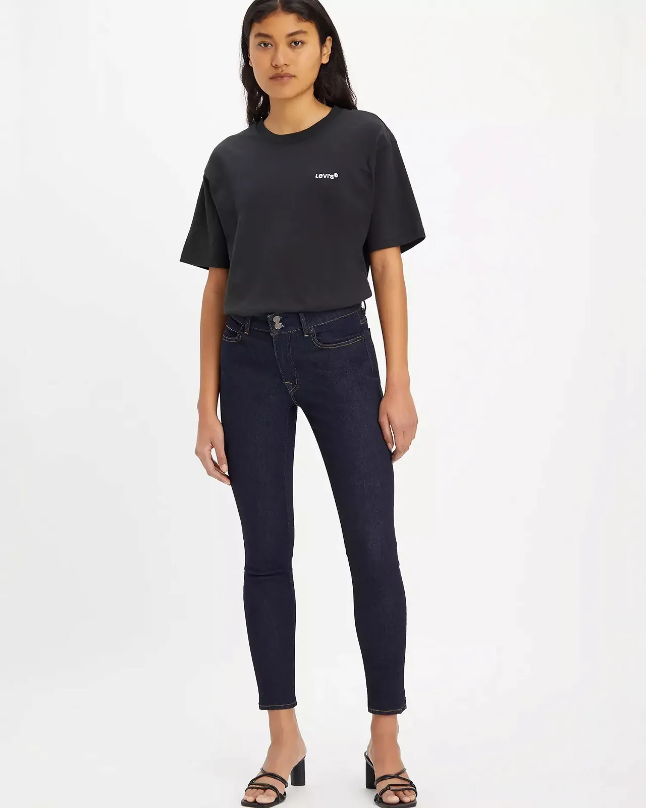 Жіночі джинси Levis - 711 Double Button Blue Wave Rinse - 26, фото №4 Жіночі джинси Levis - 711 Double Button Blue Wave Rinse - 26, фото №4