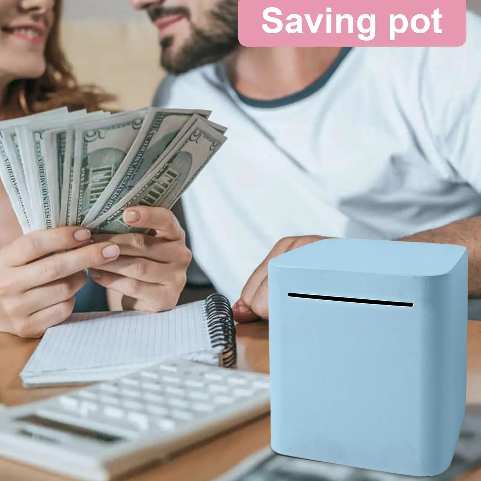 Скарбничка нерозбірна нержавіюча сталь Металева небитка, фото №2