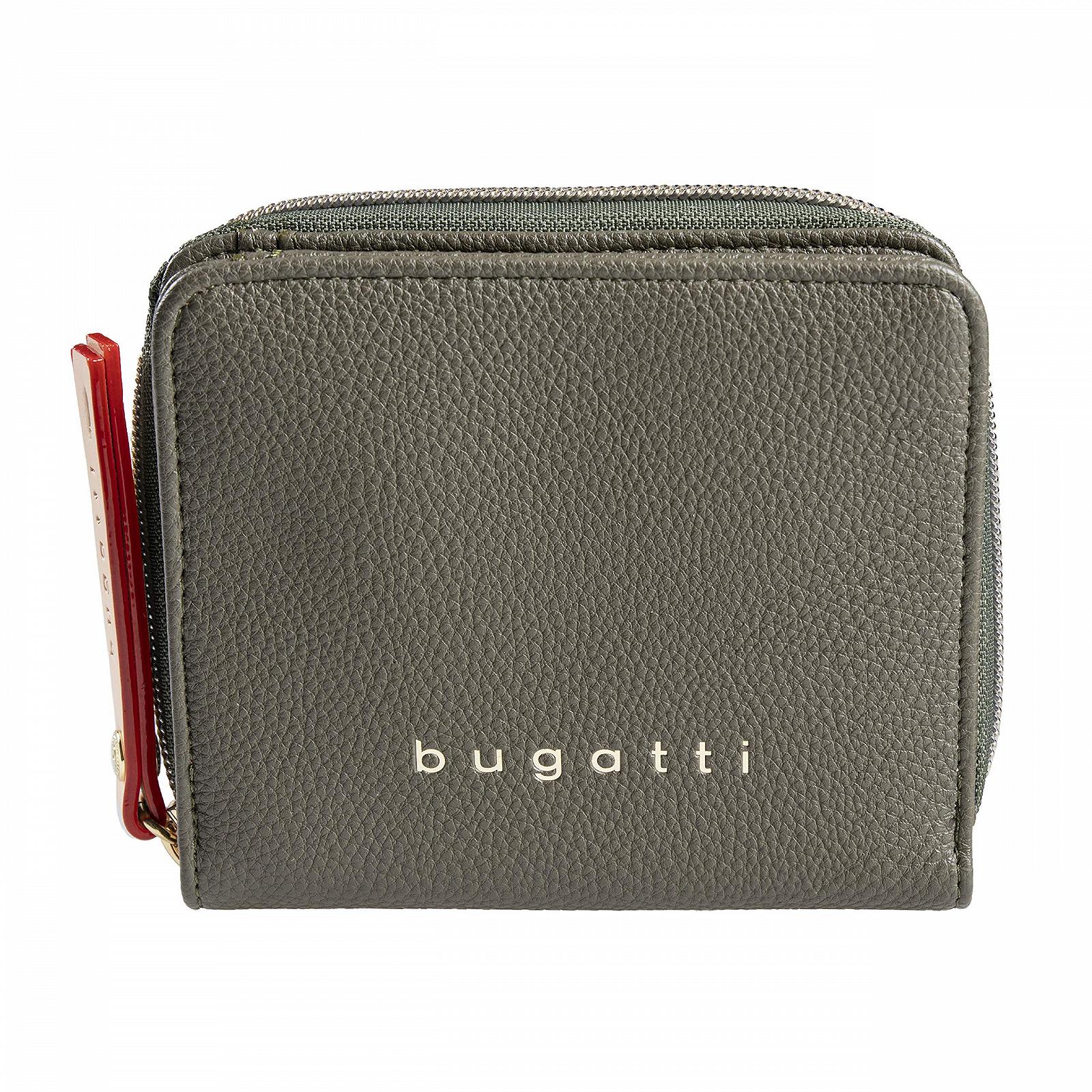 Кошелек Bugatti Ella Женский Искусственное волокно 021087, оливковый, горизонтальный формат, фото №1