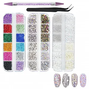 Стрази для нігтів 5200 штнаклейки - Фото 1