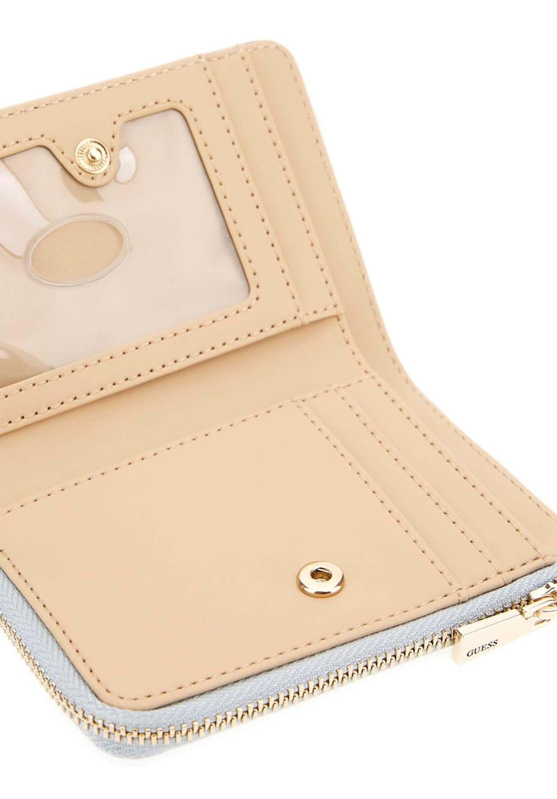 Картхолдер GUESS Laurel II SLG Zip Around Misty Blue, фото №2