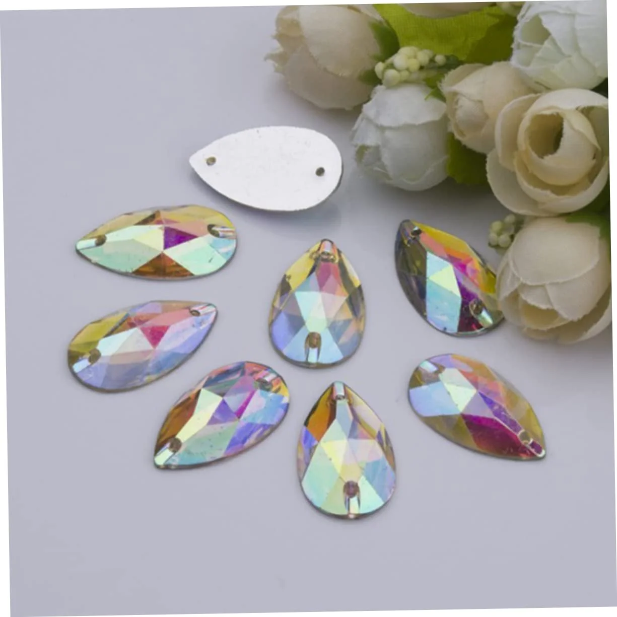 Стрази Ipetboom Краплеподібні Плоска задня частина 150 шт., фото №5