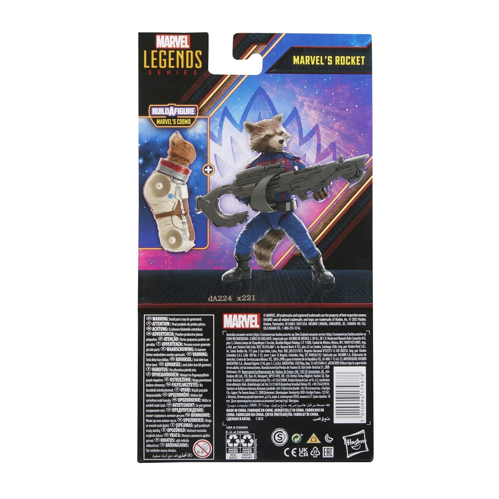 Фигурка Marvel Стражи Галактики Vol. 3 Ракета, серия Legends, 15 см, фото №3