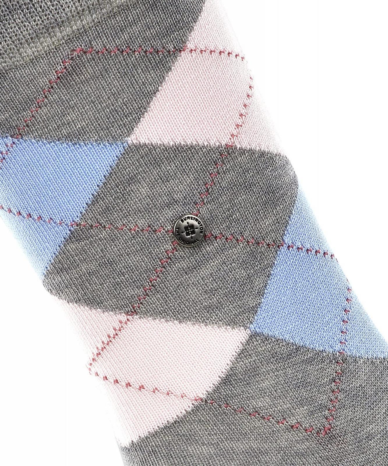 Носки Burlington Covent Garden W SO Хлопковые Узорчатые, 1 пара, Cерый (Anthracite 3629), 36-41, Cерый (anthracite 3629), фото №4