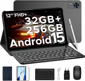 Планшет 12" Full HD DOOGEE T36 8+24/256ГБ 4G 2-SIM 8 ядер Android 15 8800 mAh Чорний - Фото 1