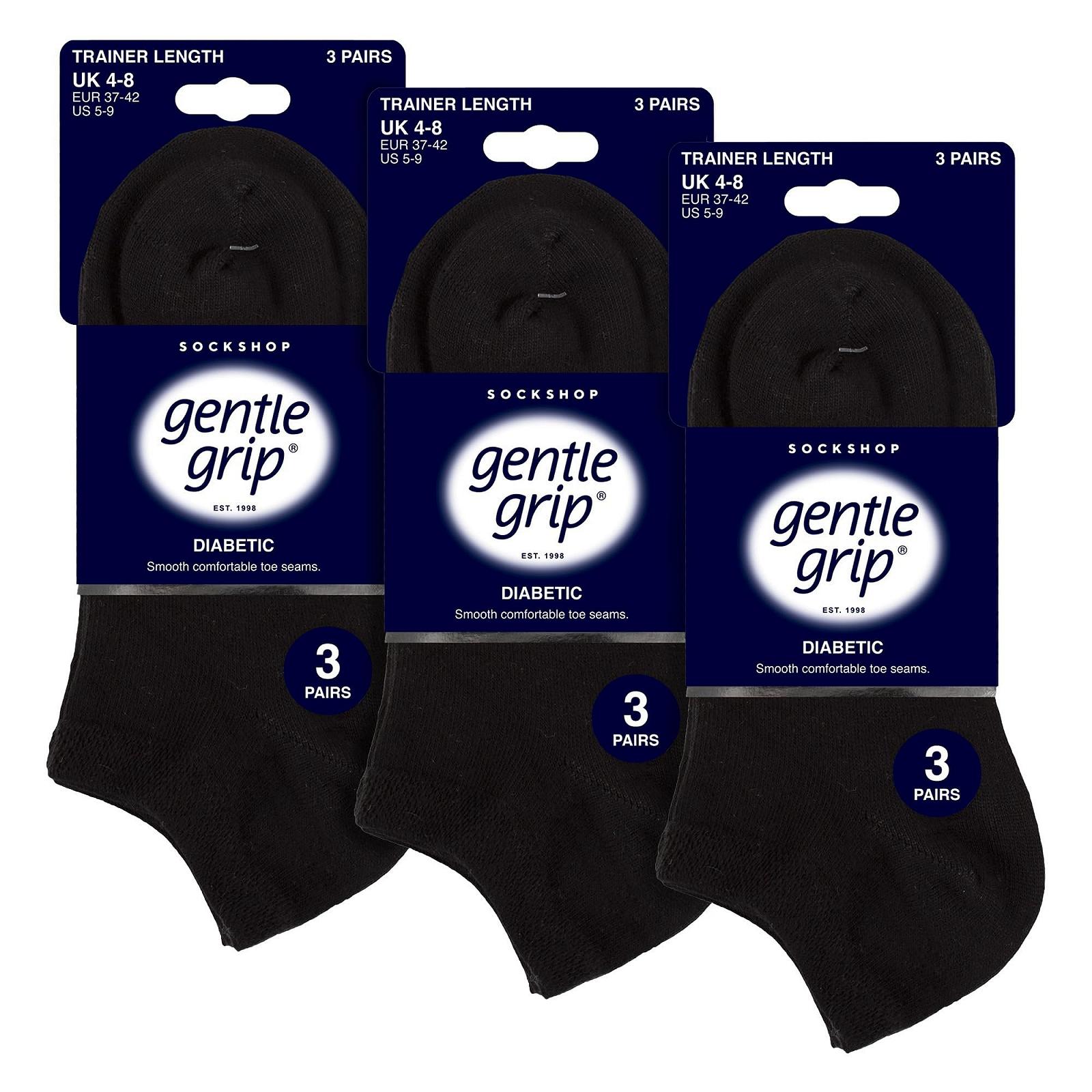 Носки Gentle Grip 9 пар женские короткие спортивные носки для диабетиков, очень широкие для опухших ног, фото №2