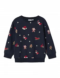 Толстовка NAME IT Nmnrohom LS Nreg Sweat Bru для хлопчиків - Фото 1