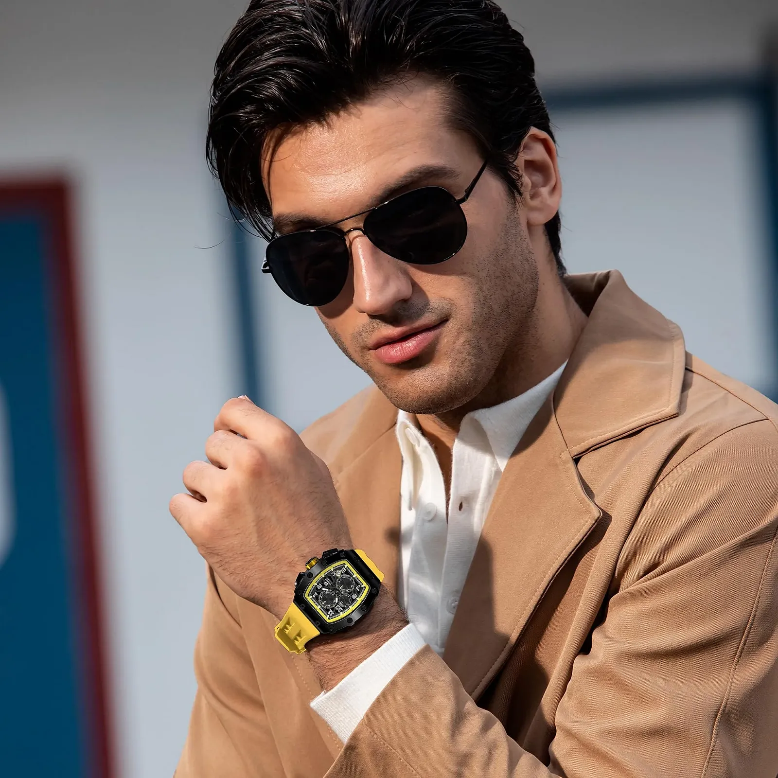 Мужские часы TSAR BOMBA Кварцевый Хронограф Водонепроницаемые Мужские часы для Мужчин Элегантность Нержавеющая сталь/Углеродное волокно/Бриллиантовый корпус/Смола Бизнес/Спорт/На улице/В помещении, фото №2 Мужские часы TSAR BOMBA Кварцевый Хронограф Водонепроницаемые Мужские часы для Мужчин Элегантность Нержавеющая сталь/Углеродное волокно/Бриллиантовый корпус/Смола Бизнес/Спорт/На улице/В помещении, фото №2