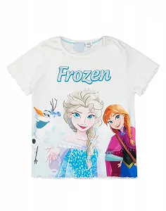 Піжамний набір Disney Frozen Блакитний для дівчат Дитяча піжама з футболкою та шортами Frozen Adventure Design synthetic.ua - Фото 1