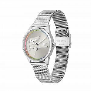Жіночий Аналоговий Годинник Lacoste Ladycroc Collection 2001259 Сріблястий/білий synthetic.ua - Фото 1