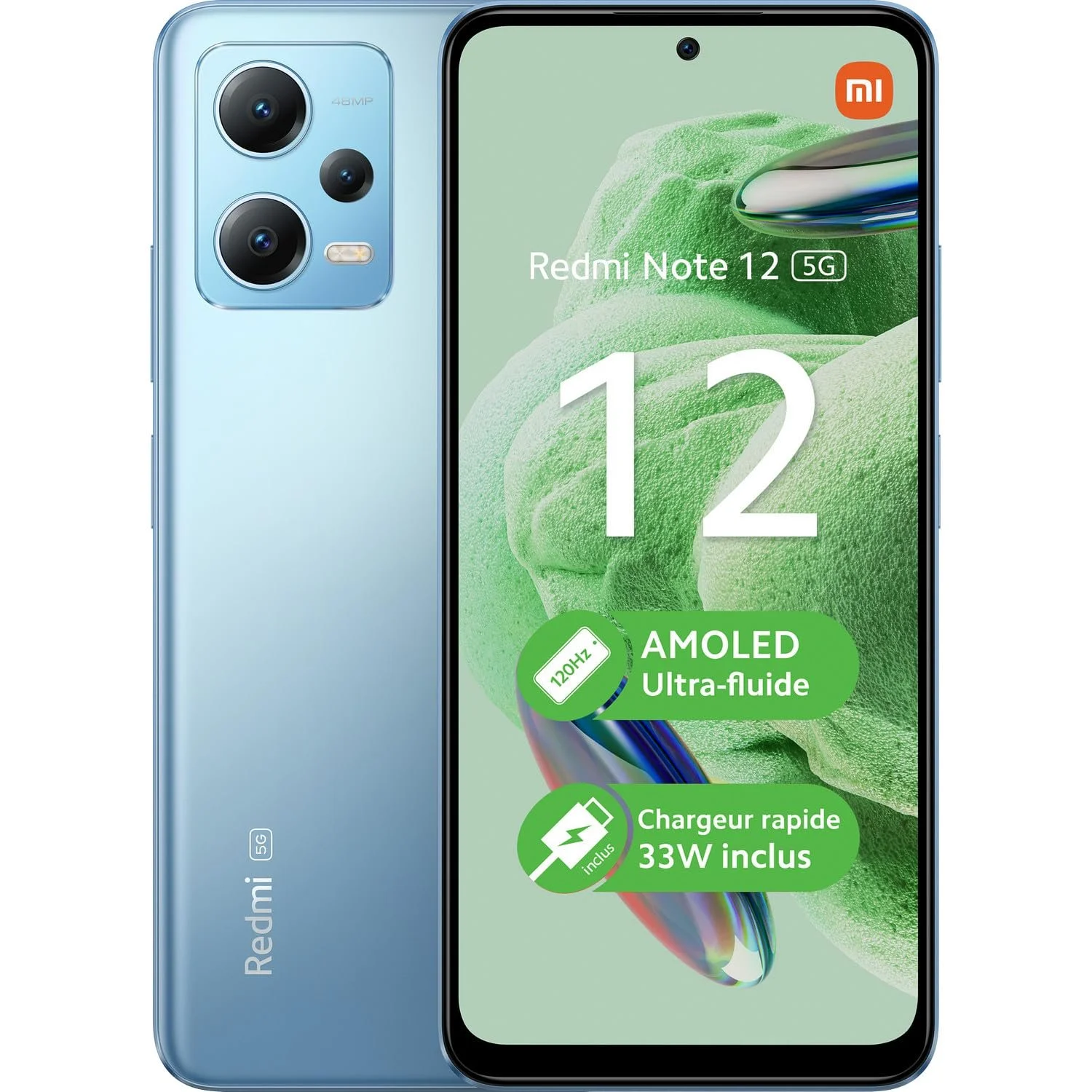 Смартфон Xiaomi Redmi Note 12 5G 4/128ГБ 6.67 дюйма 5000мАч Blue, фото №1 Смартфон Xiaomi Redmi Note 12 5G 4/128ГБ 6.67 дюйма 5000мАч Blue, фото №1