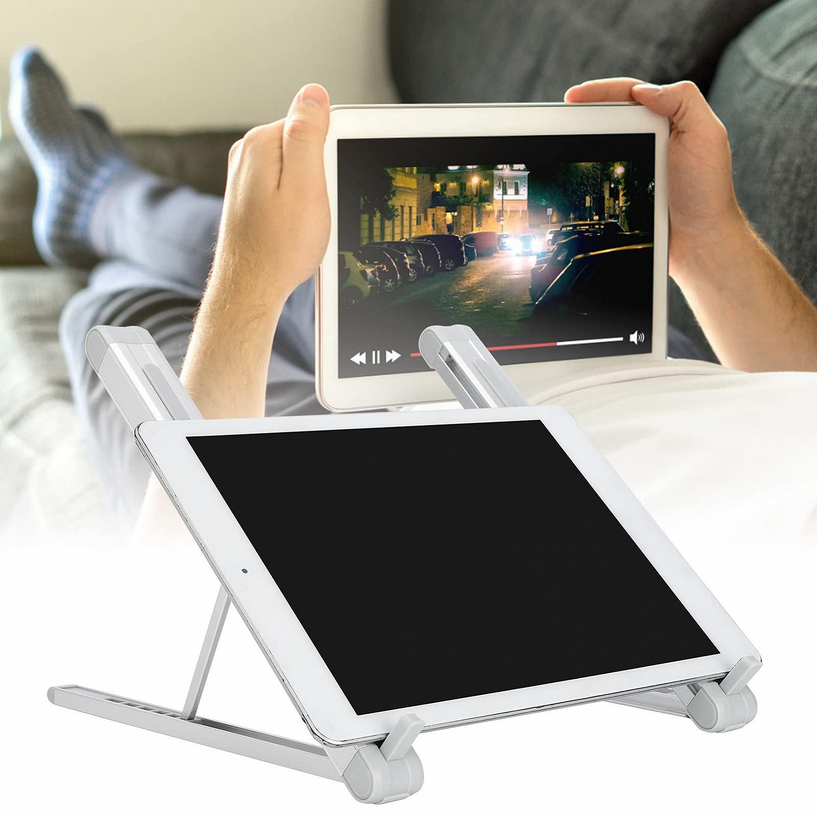 Підставка для планшета складана телескопічна портативна Multi-Grear срібляста, фото №3