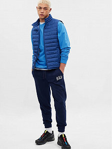 Штани LOGO SWEATPANTS 795695-02 GAP Темно-синій M - Фото 1
