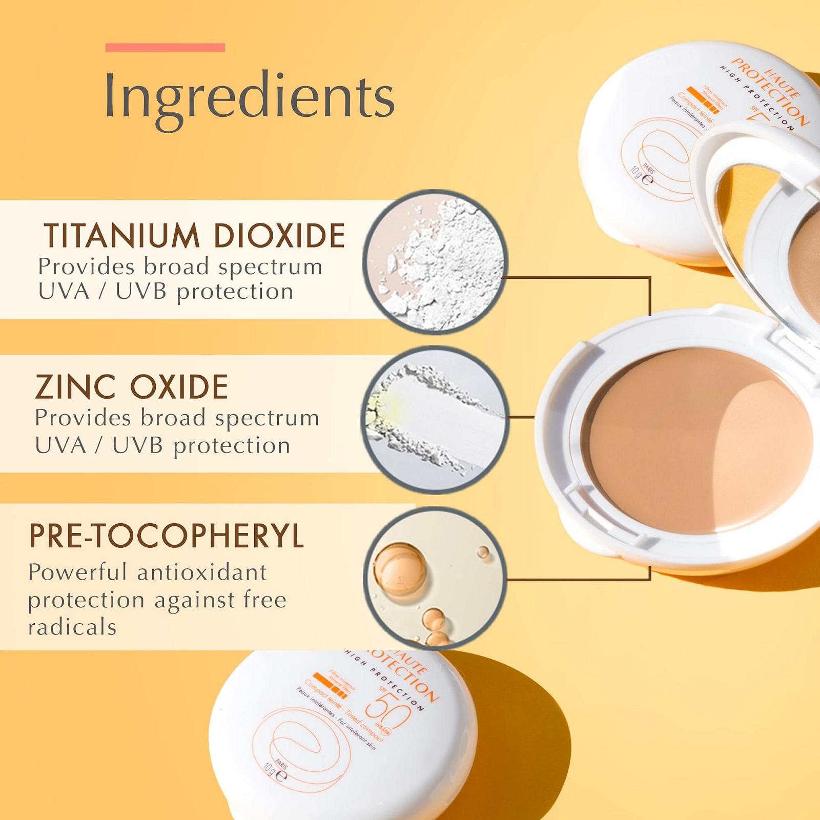Компакт Avène SPF50 Кольоровий Глина Пісок Нова Формула, 10 г, прозорий, фото №4
