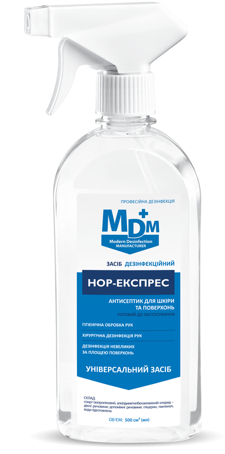 Дезинфекційний інструмент НОР-експрес MDM 500мл, фото №1