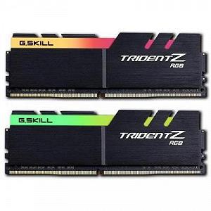 Оперативная память для ПК DDR4 16GB 2x8GB 3600 MHz TridentZ RGB Black G.Skill F4-3600C18D-16GTZR - Фото 1