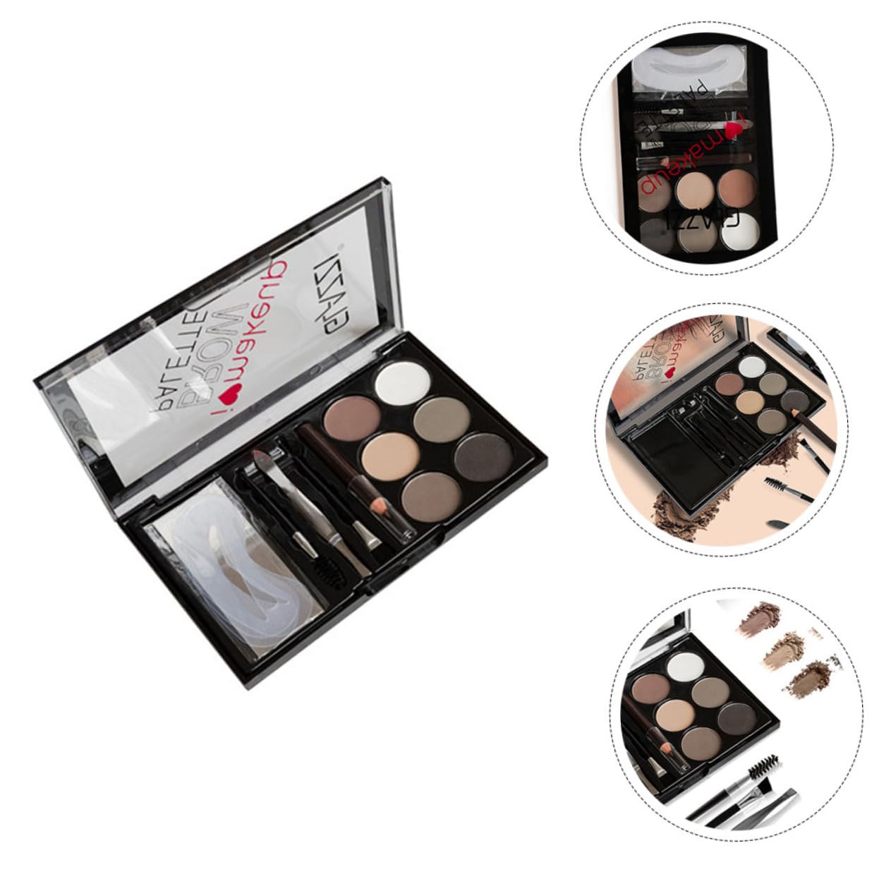 Набір HONMEET 1 Set Для жінок Набір для макіяжу брів, фото №4