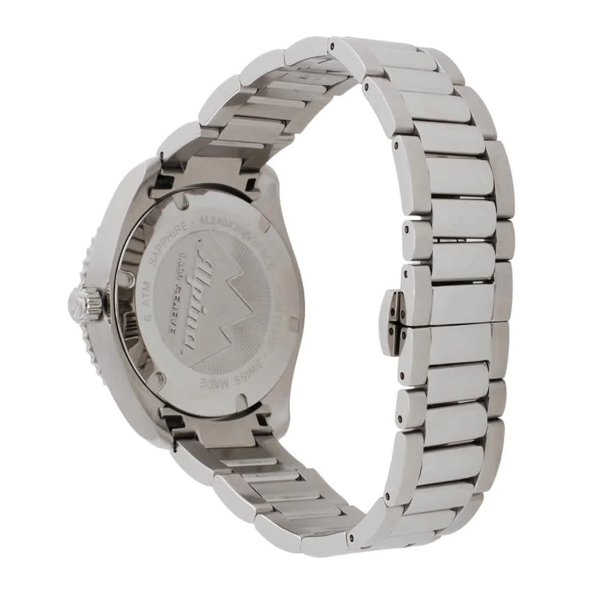 Часы Alpina AL-235NRB3C6B, серебристый, браслет, фото №4 Часы Alpina AL-235NRB3C6B, серебристый, браслет, фото №4